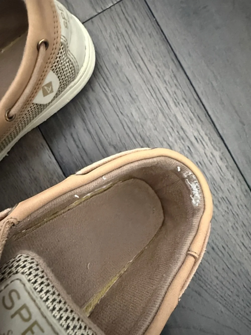 Sperry Kids Beige/Tan Moccasin Boat Shoes